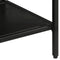 vidaXL - Wandtafel - 110x30x75 - cm - massief - ruw - mangohout - en - ijzer