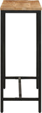 vidaXL - Wandtafel - 110x30x75 - cm - massief - ruw - mangohout - en - ijzer