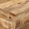 vidaXL - Wandtafel - 110x30x75 - cm - massief - ruw - mangohout - en - ijzer