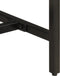 vidaXL - Wandtafel - 110x30x75 - cm - massief - ruw - mangohout - en - ijzer