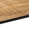 vidaXL - Wandtafel - 110x30x75 - cm - massief - ruw - mangohout - en - ijzer