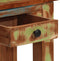 vidaXL - Wandtafel - 110x30x76 - cm - massief - gerecycled - hout