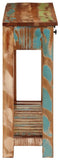 vidaXL - Wandtafel - 110x30x76 - cm - massief - gerecycled - hout