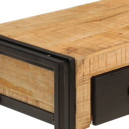 vidaXL - Wandtafel - 110x30x76 - cm - massief - mangohout