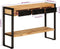vidaXL - Wandtafel - 110x30x76 - cm - massief - mangohout