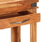 vidaXL - Wandtafel - 110x34x74 - cm - massief - acaciahout