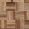 vidaXL - Wandtafel - 110x34x80 - cm - massief - gerecycled - teakhout