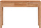 vidaXL - Wandtafel - 110x35x75 - cm - massief - teakhout