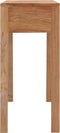 vidaXL - Wandtafel - 110x35x75 - cm - massief - teakhout