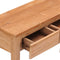 vidaXL - Wandtafel - 110x35x75 - cm - massief - teakhout
