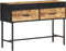 vidaXL - Wandtafel - 110x35x75 - cm - ruw - mangohout