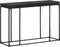 vidaXL - Wandtafel - 110x35x76 - cm - massief - acaciahout - en - mangohout - zwart