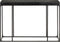 vidaXL - Wandtafel - 110x35x76 - cm - massief - acaciahout - en - mangohout - zwart