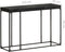 vidaXL - Wandtafel - 110x35x76 - cm - massief - acaciahout - en - mangohout - zwart