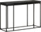 vidaXL - Wandtafel - 110x35x76 - cm - massief - acaciahout - en - mangohout - zwart
