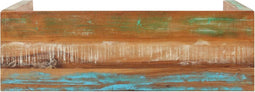 vidaXL - Wandtafel - 110x35x76 - cm - massief - gerecycled - hout
