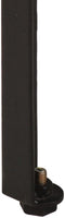 vidaXL - Wandtafel - 110x35x76 - cm - massief - mangohout - en - ijzer - bruin