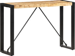 vidaXL - Wandtafel - 110x35x76 - cm - massief - mangohout