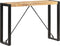 vidaXL - Wandtafel - 110x35x76 - cm - massief - mangohout