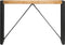 vidaXL - Wandtafel - 110x35x76 - cm - massief - mangohout