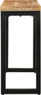 vidaXL - Wandtafel - 110x35x76 - cm - massief - ruw - mangohout