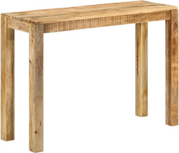 vidaXL - Wandtafel - 110x35x76 - cm - ruw - mangohout