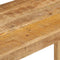 vidaXL - Wandtafel - 110x35x76 - cm - ruw - mangohout