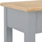 vidaXL - Wandtafel - 110x35x80 - cm - hout - grijs