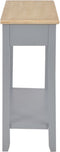 vidaXL - Wandtafel - 110x35x80 - cm - hout - grijs