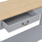 vidaXL - Wandtafel - 110x35x80 - cm - hout - grijs