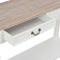 vidaXL - Wandtafel - 110x35x80 - cm - hout - wit