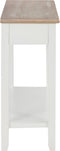 vidaXL - Wandtafel - 110x35x80 - cm - hout - wit