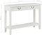 vidaXL - Wandtafel - 110x35x80 - cm - hout - wit
