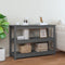 vidaXL - Wandtafel - 110x40x74 - cm - massief - grenenhout - grijs