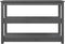 vidaXL - Wandtafel - 110x40x74 - cm - massief - grenenhout - grijs