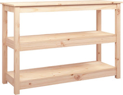 vidaXL - Wandtafel - 110x40x74 - cm - massief - grenenhout