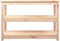 vidaXL - Wandtafel - 110x40x74 - cm - massief - grenenhout
