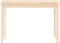 vidaXL - Wandtafel - 110x40x75 - cm - massief - grenenhout