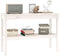 vidaXL - Wandtafel - 110x40x75 - cm - massief - grenenhout - wit