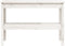 vidaXL - Wandtafel - 110x40x75 - cm - massief - grenenhout - wit