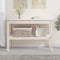 vidaXL - Wandtafel - 110x40x75 - cm - massief - grenenhout - wit