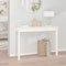 vidaXL - Wandtafel - 110x40x75 - cm - massief - grenenhout - wit