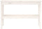 vidaXL - Wandtafel - 110x40x75 - cm - massief - grenenhout - wit