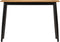 vidaXL - Wandtafel - 110x40x76 - cm - massief - mangohout - en - ijzer