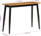 vidaXL - Wandtafel - 110x40x76 - cm - massief - mangohout - en - ijzer