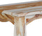 vidaXL - Wandtafel - 110x40x76 - cm - massief - sheeshamhout