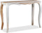vidaXL - Wandtafel - 110x40x76 - cm - massief - sheeshamhout