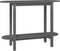 vidaXL - Wandtafel - 110x40x80 - cm - massief - grenenhout - grijs