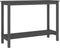 vidaXL - Wandtafel - 110x40x80 - cm - massief - grenenhout - grijs