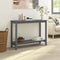 vidaXL - Wandtafel - 110x40x80 - cm - massief - grenenhout - grijs